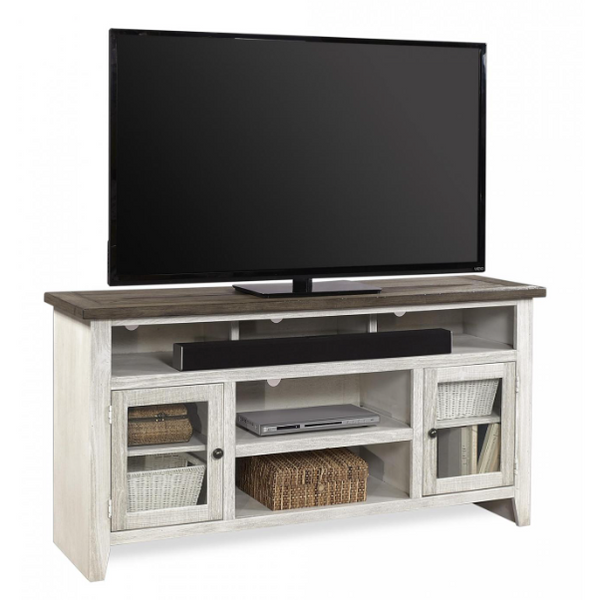 Eastport Drifted White 65" Console w/ 2 Doors - Chapin Furniture