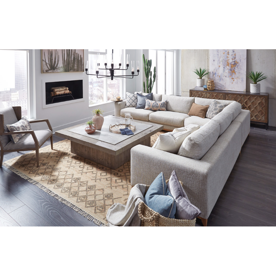 Donovan Sectional in Sand - Chapin Furniture