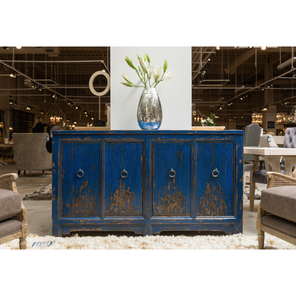 Amherst 4 Door Buffet Antique Blue - Chapin Furniture