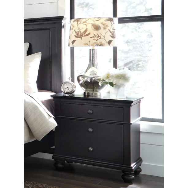 Oxford 2 Drawer Nightstand- Multiple Finish Options - Chapin Furniture