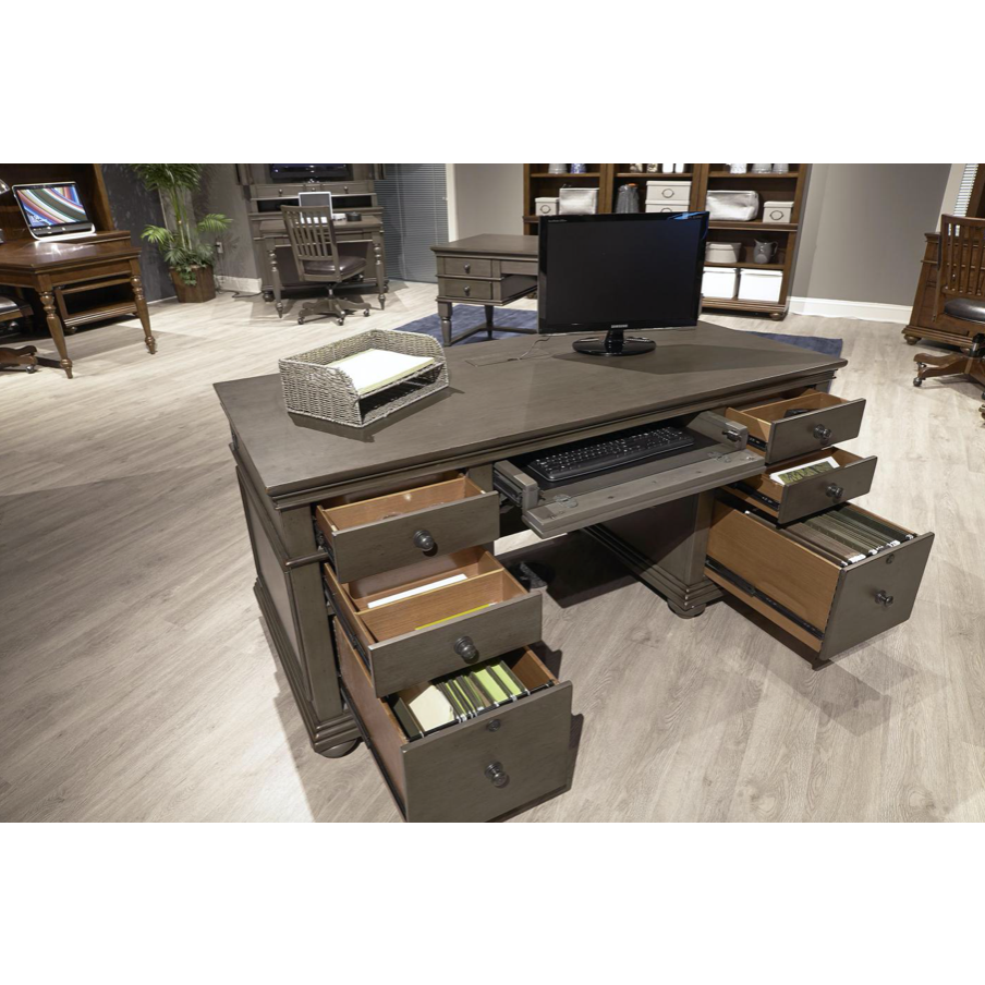 Oxford 66" Executive Desk - Chapin Furniture