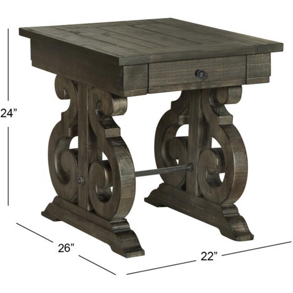 Bellamy Rectangular End Table - Chapin Furniture