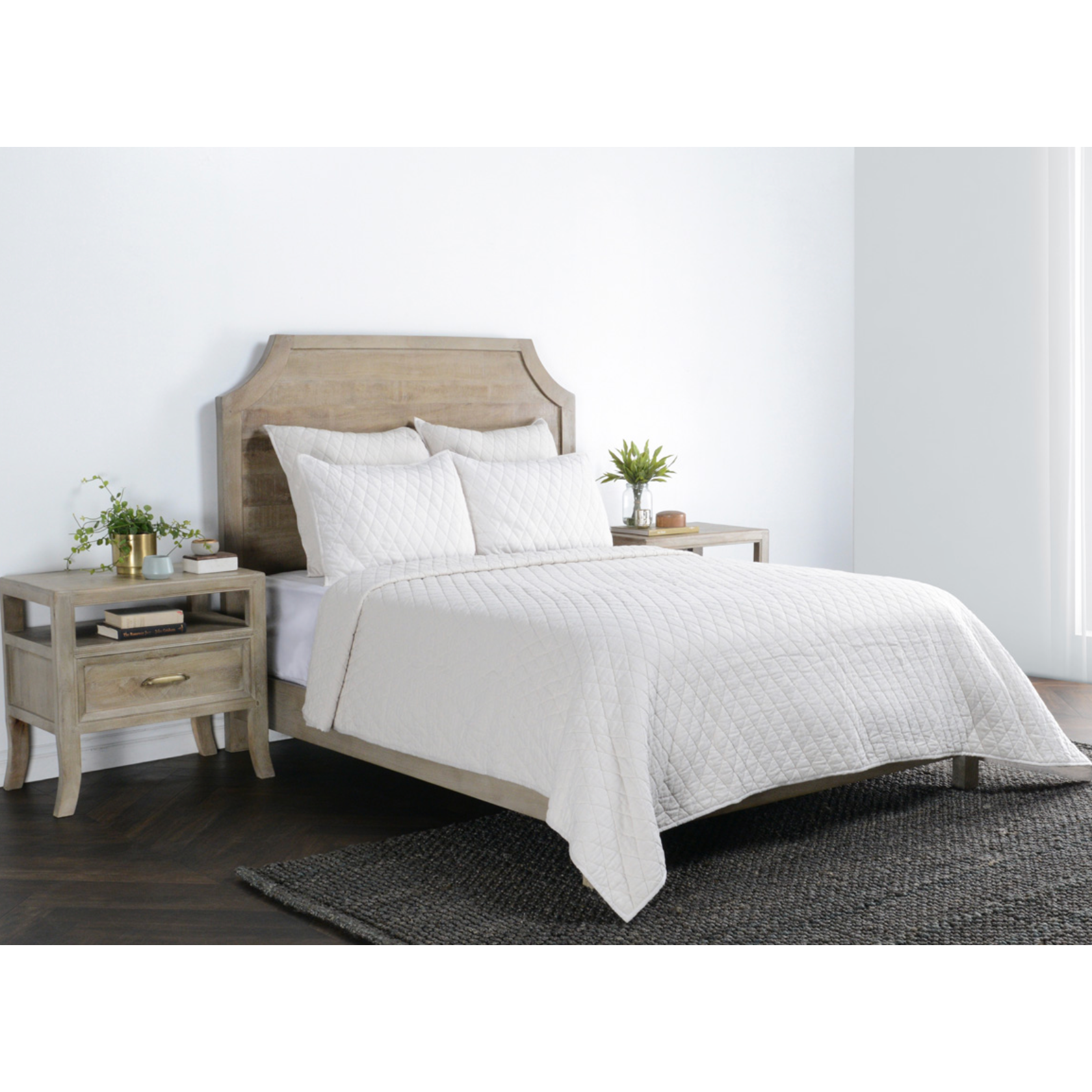 Classic Villa Accessories Lana Wool Quilt - Thumbnail 2
