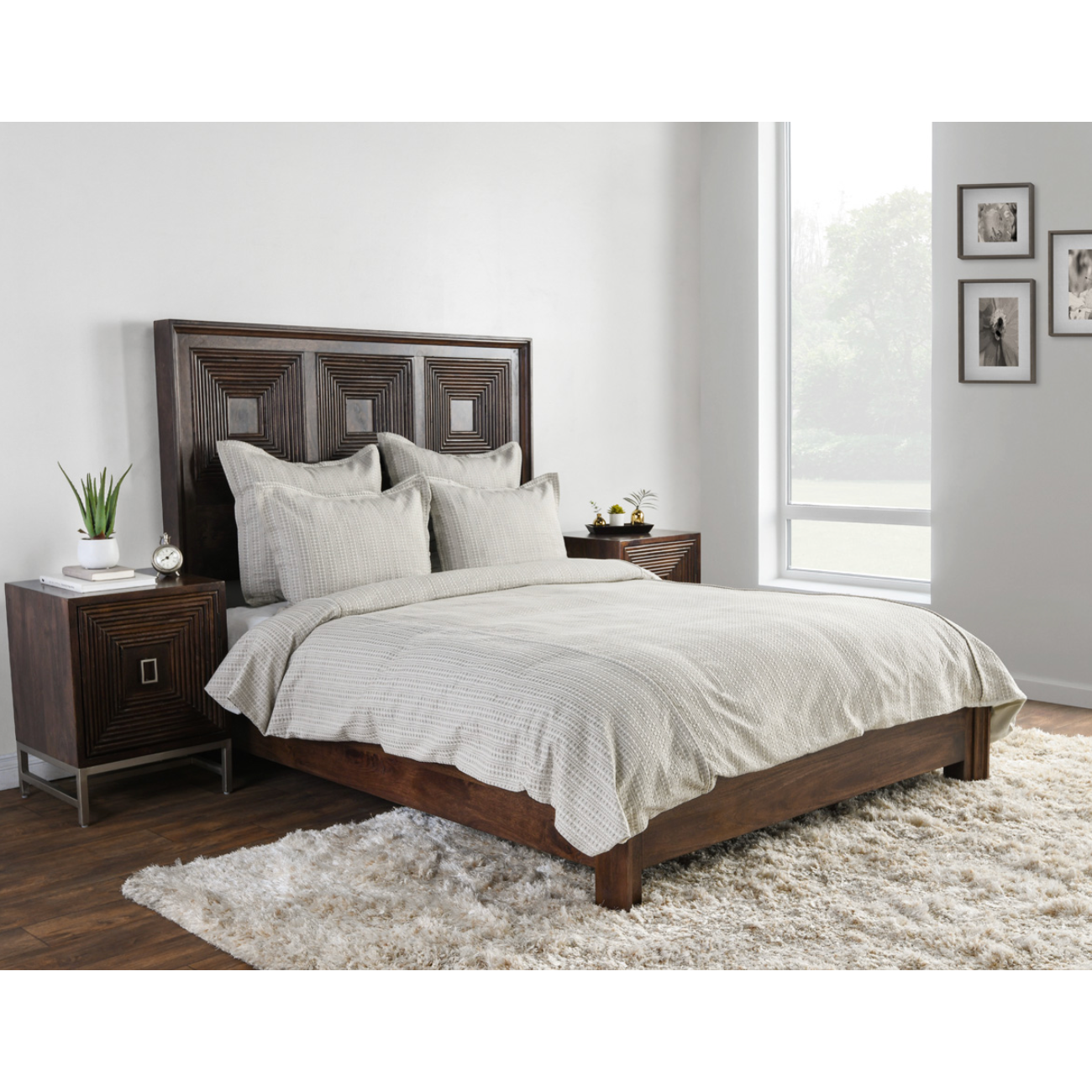 Mason Taupe Duvet Cover - Chapin Furniture