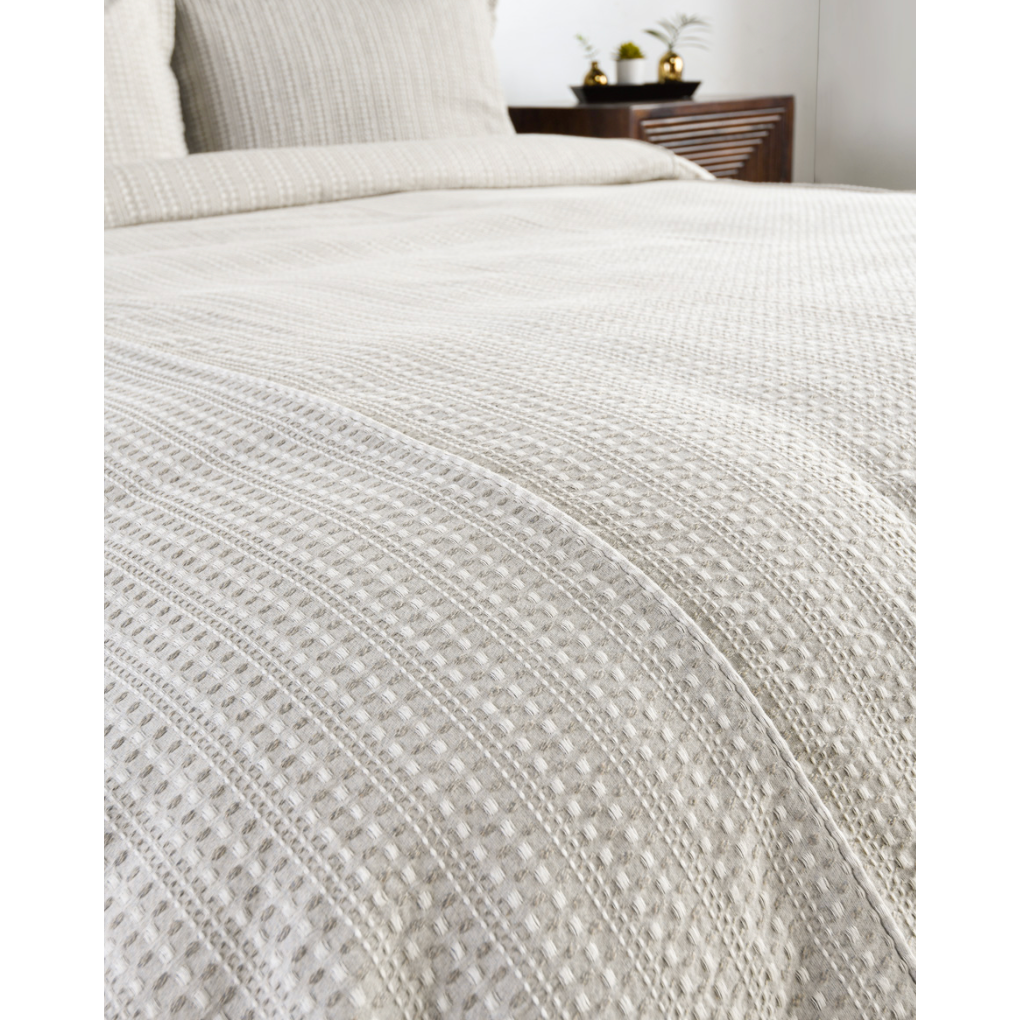 Mason Taupe Duvet Cover - Chapin Furniture