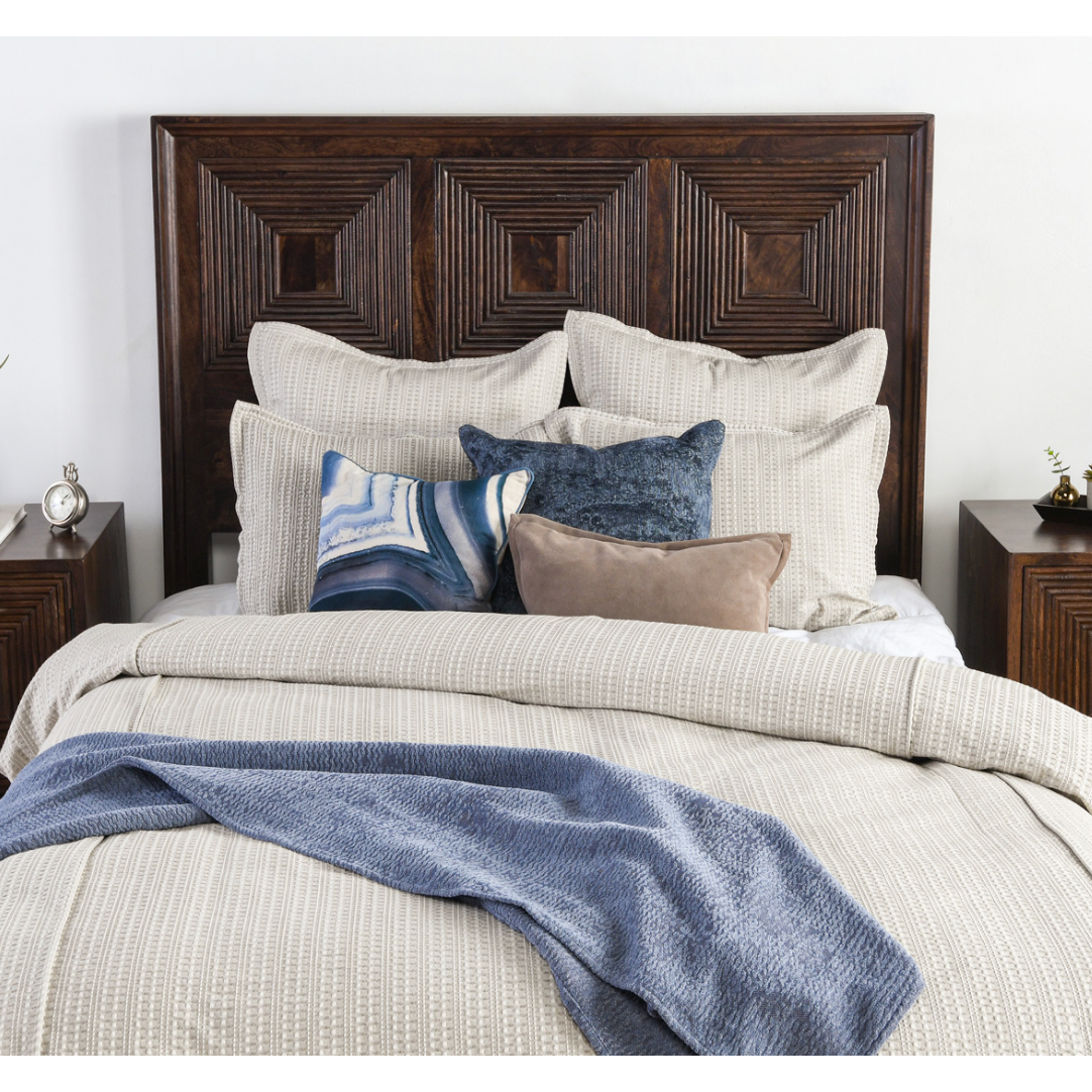 Mason Taupe Duvet Cover - Chapin Furniture