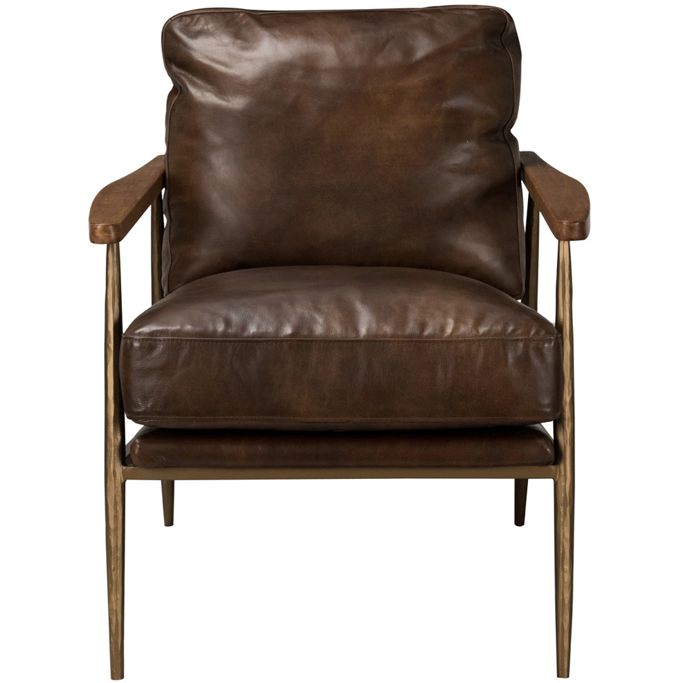 Christopher Club Chair Antique Brown - Chapin Furniture
