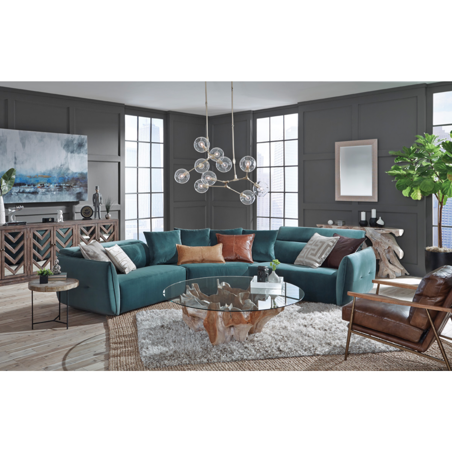 Christopher Club Chair Antique Brown - Chapin Furniture