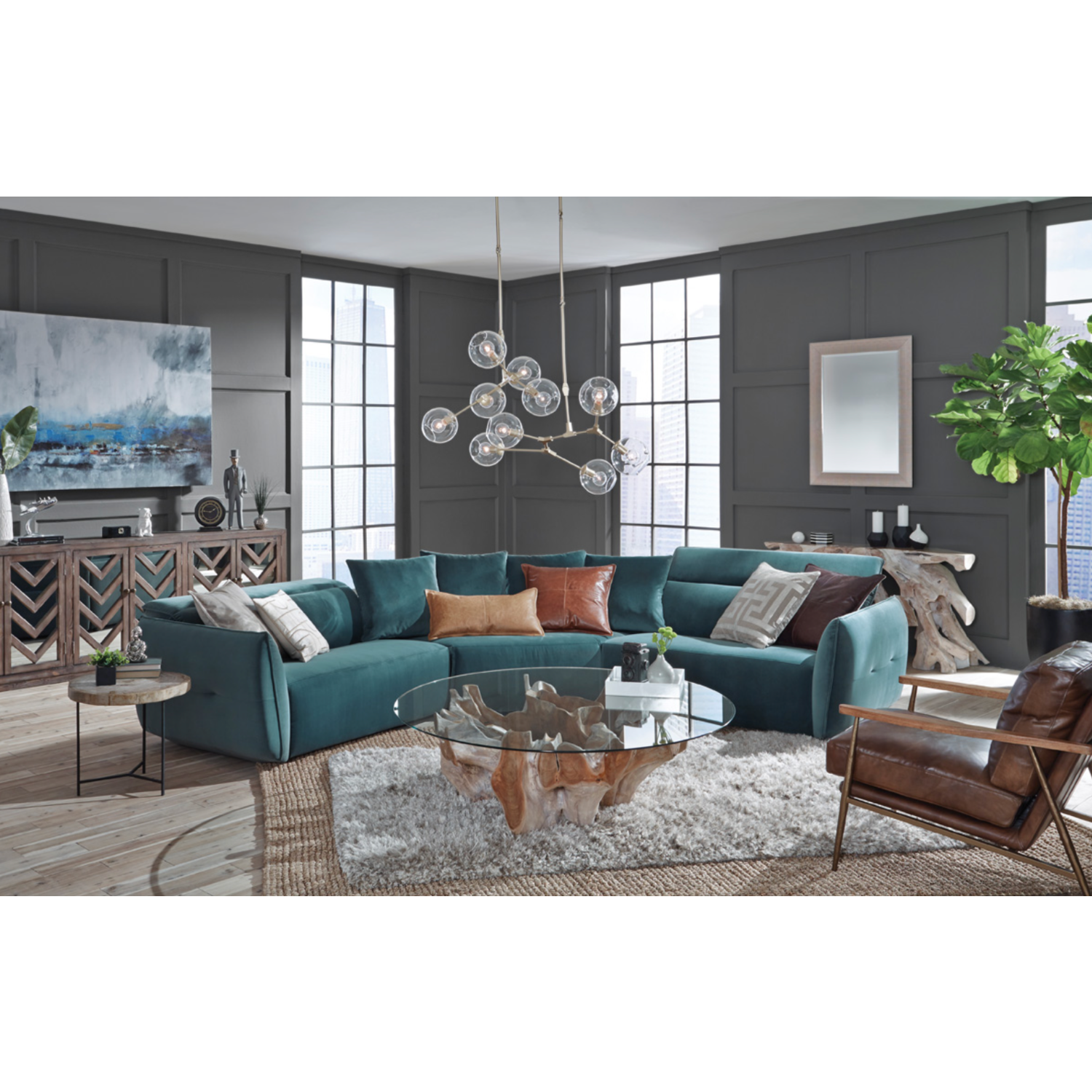Christopher Club Chair Antique Brown - Chapin Furniture