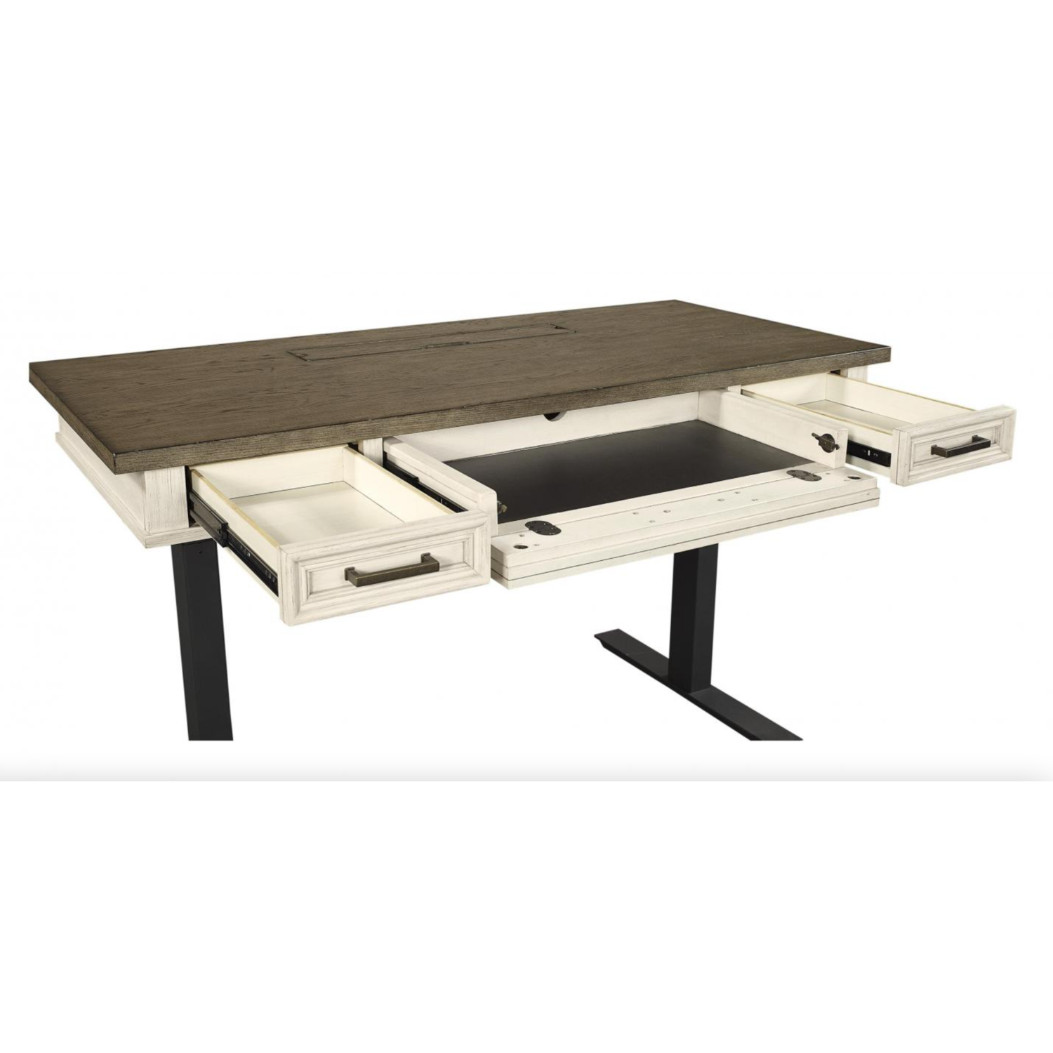 Caraway 60" Lift Desk Top and Base - Thumbnail 5