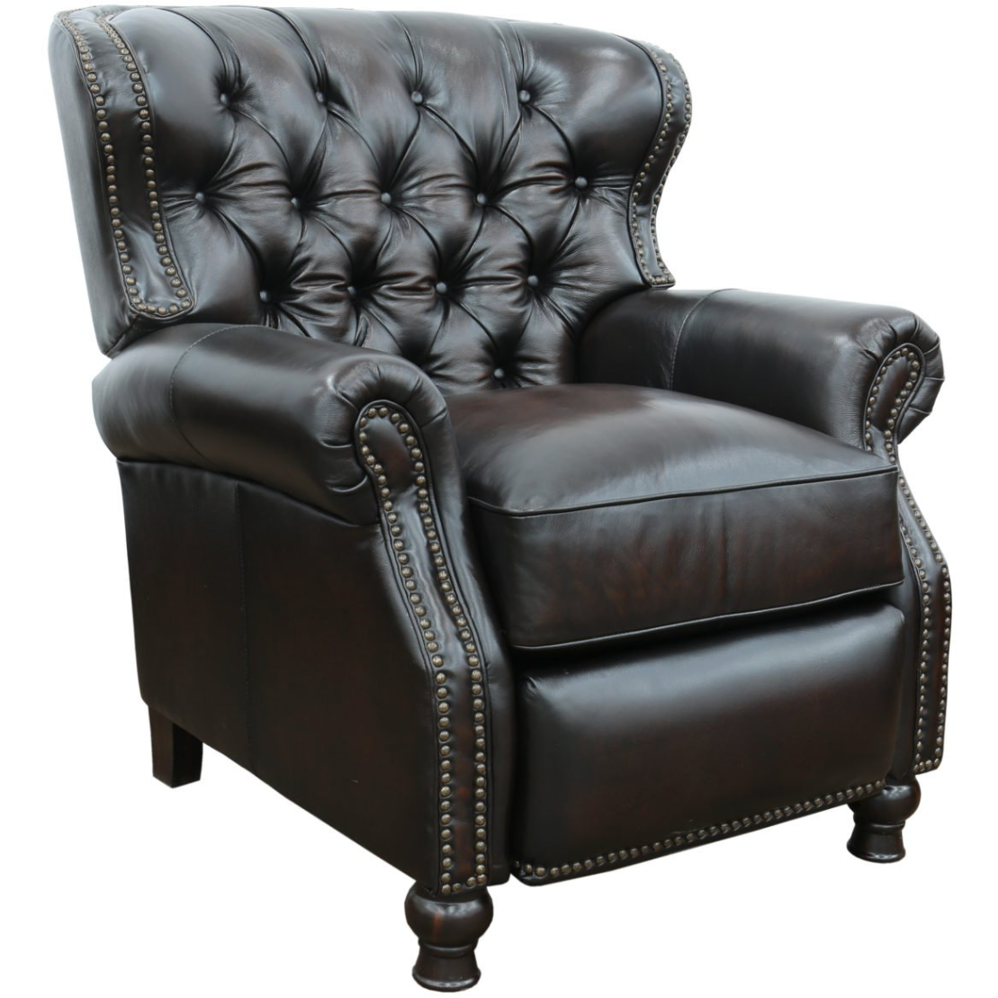 Presidential Recliner in Stetson Coffee Leather - Chapin Furniture