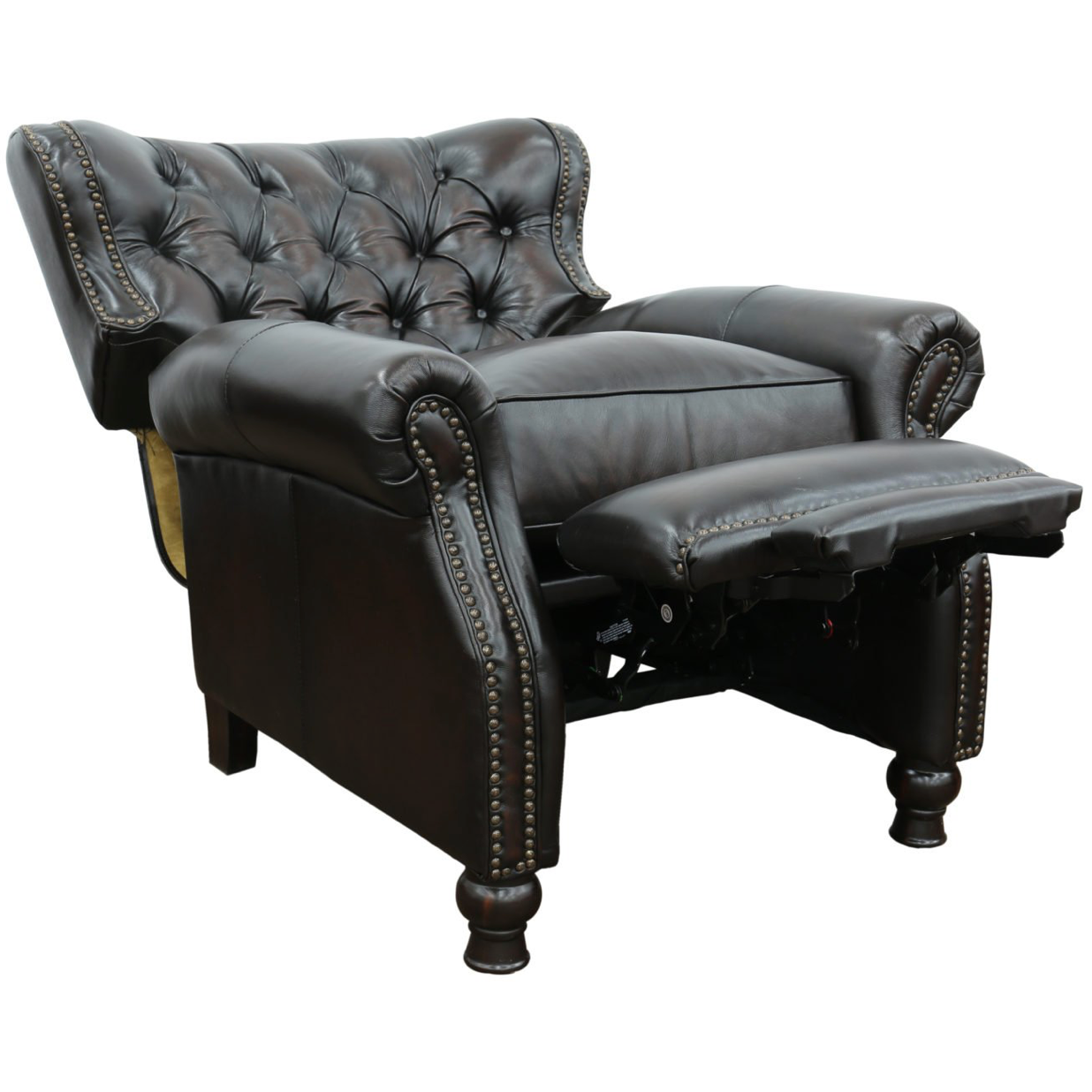 Presidential Recliner in Stetson Coffee Leather - Chapin Furniture