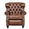 Presidential Recliner in Wenlock-Tawny Leather - Chapin Furniture