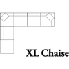 Bowe Modular Sectional- XL Chaise Navy - Chapin Furniture