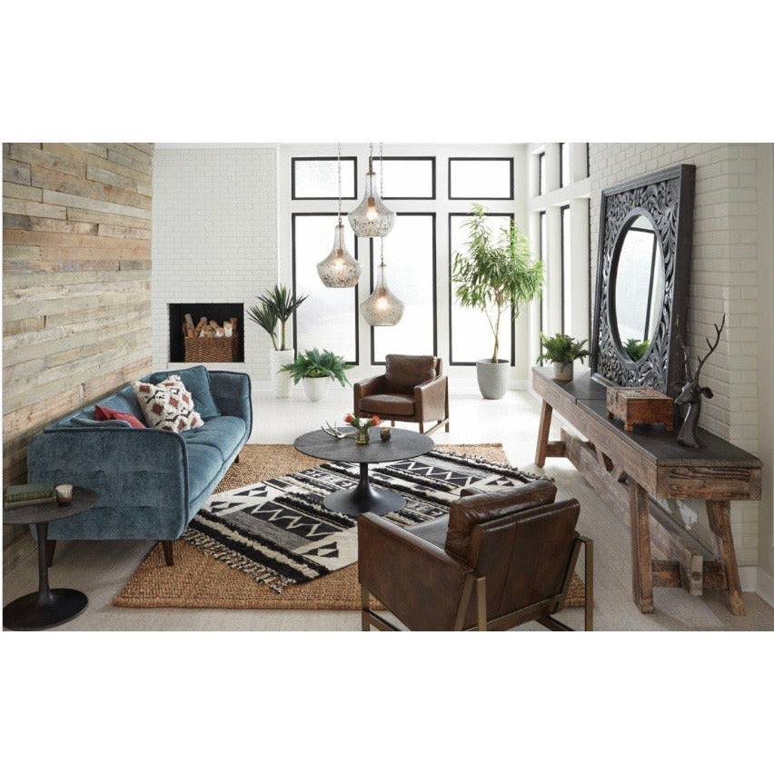 Chazzie Club Chair- Brown or Blue - Chapin Furniture