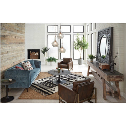 Chazzie Club Chair- Brown or Blue - Chapin Furniture