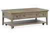 Paxton Place Rectangular Cocktail Table With Casters - Chapin Furniture