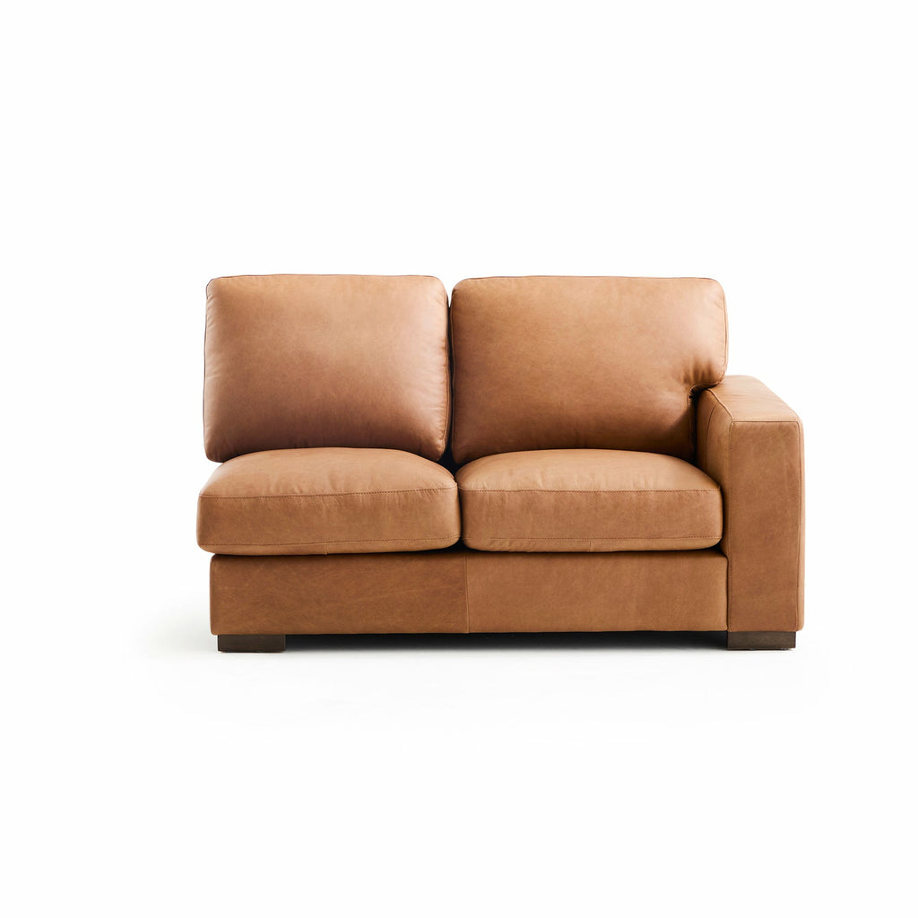 Tolland Leather LAF Chaise Sectional - Chapin Furniture