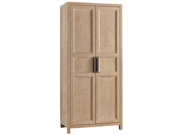 Modern Farmhouse Morgan Utility Cabinet- Rustic Natural Oak - Chapin Furniture