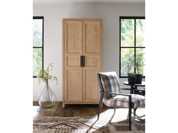 Modern Farmhouse Morgan Utility Cabinet- Rustic Natural Oak - Chapin Furniture