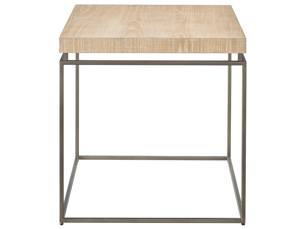 Modern Farmhouse End Table- Rustic Natural Oak - Chapin Furniture