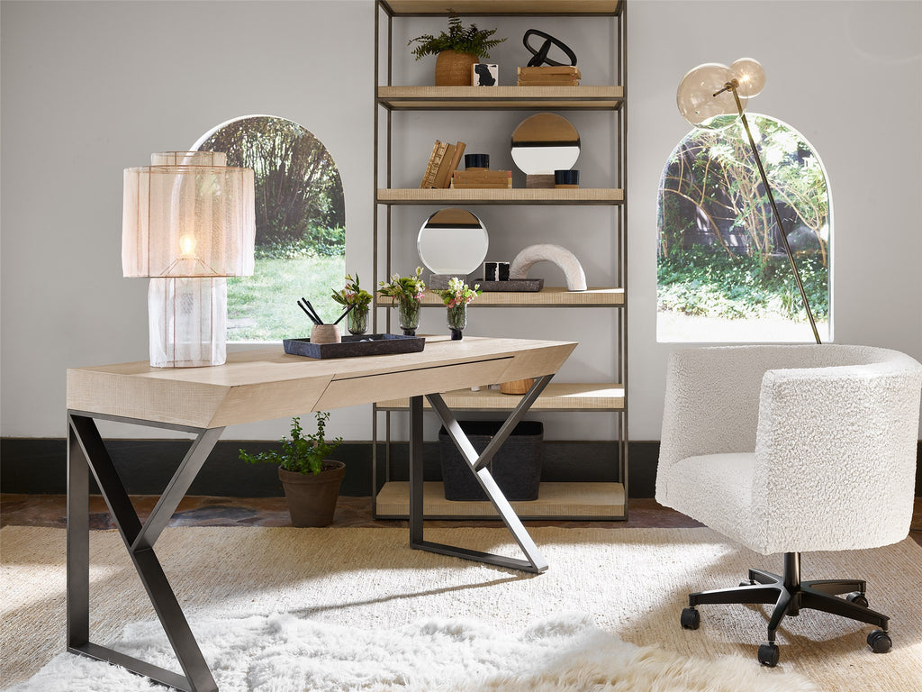 Modern Farmhouse Ronan Writing Desk- Rustic Natural Oak - Chapin Furniture