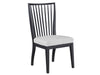Modern Farmhouse Bowen Side Chair- Set of 2/Charcoal - Chapin Furniture