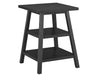 Modern Farmhouse Square End Table-Charcoal - Chapin Furniture