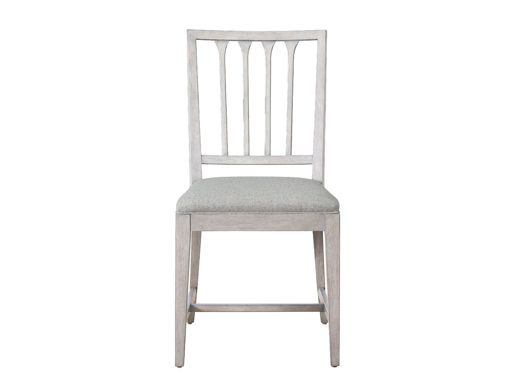Past Forward Slat Back Side Chair- Set of 2/White - Chapin Furniture
