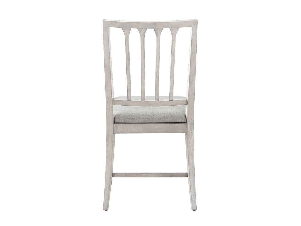 Past Forward Slat Back Side Chair- Set of 2/White - Chapin Furniture