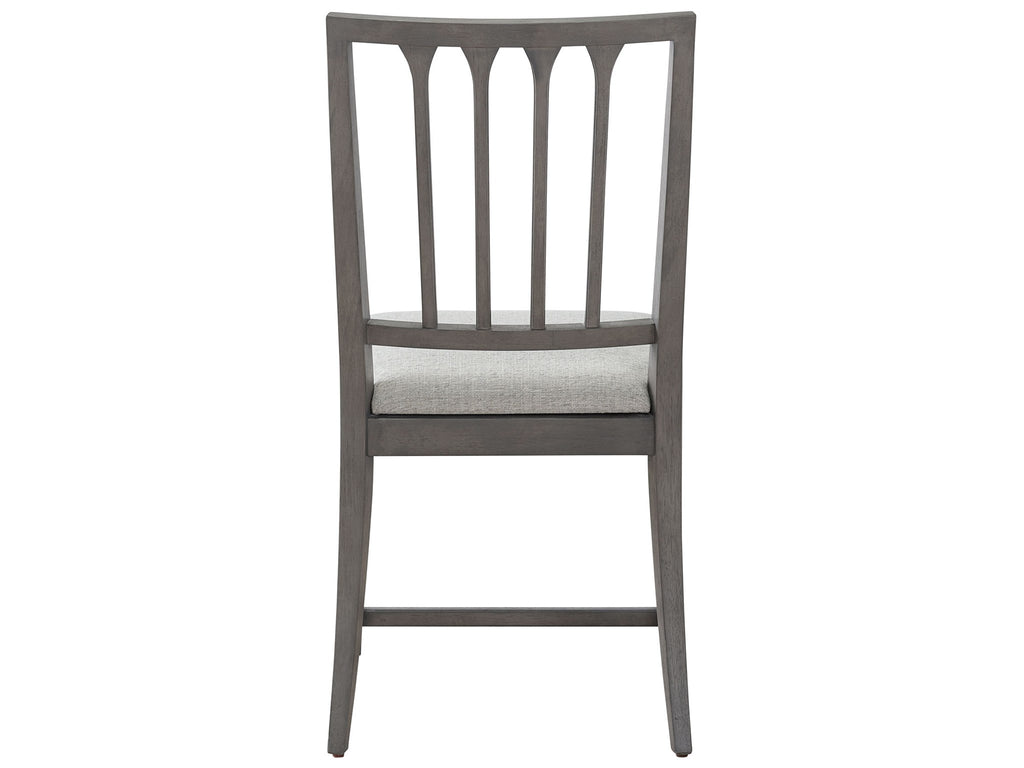 Past Forward Slat Back Side Chair- Set of 2/Flagstone - Chapin Furniture