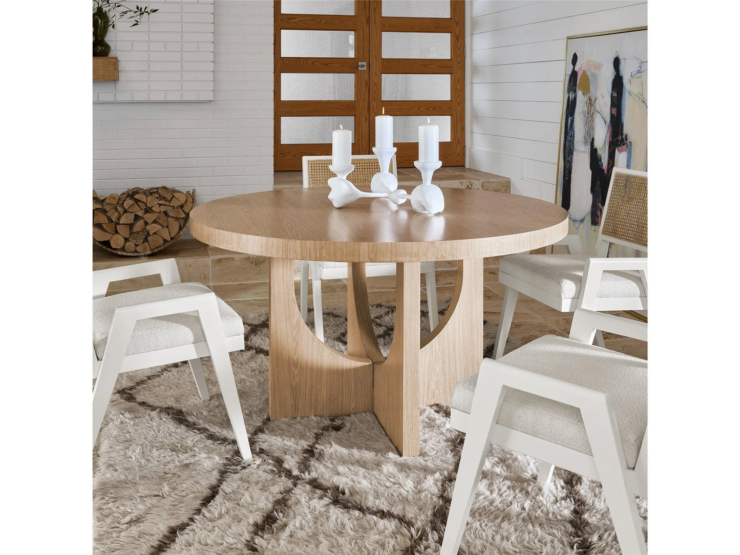 Nomad Callon Round Dining Table - Chapin Furniture