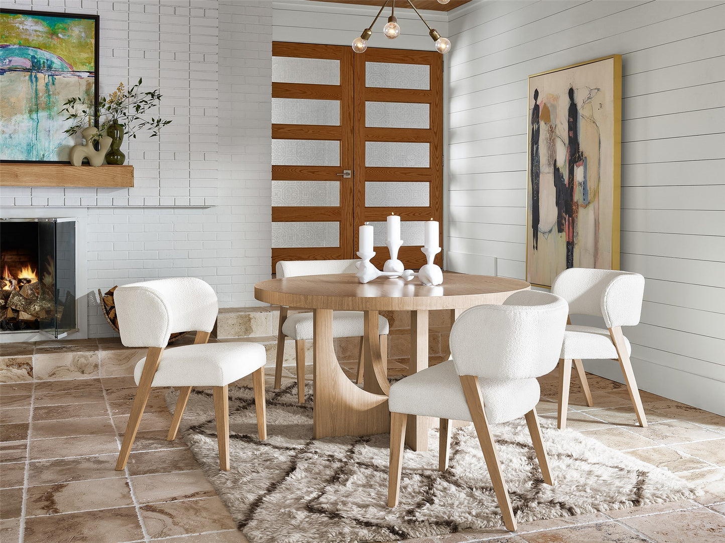 Nomad Callon Round Dining Table - Chapin Furniture