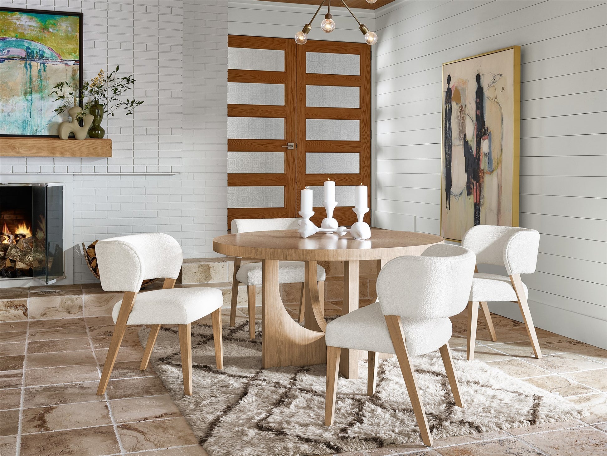 Nomad Callon Round Dining Table - Chapin Furniture