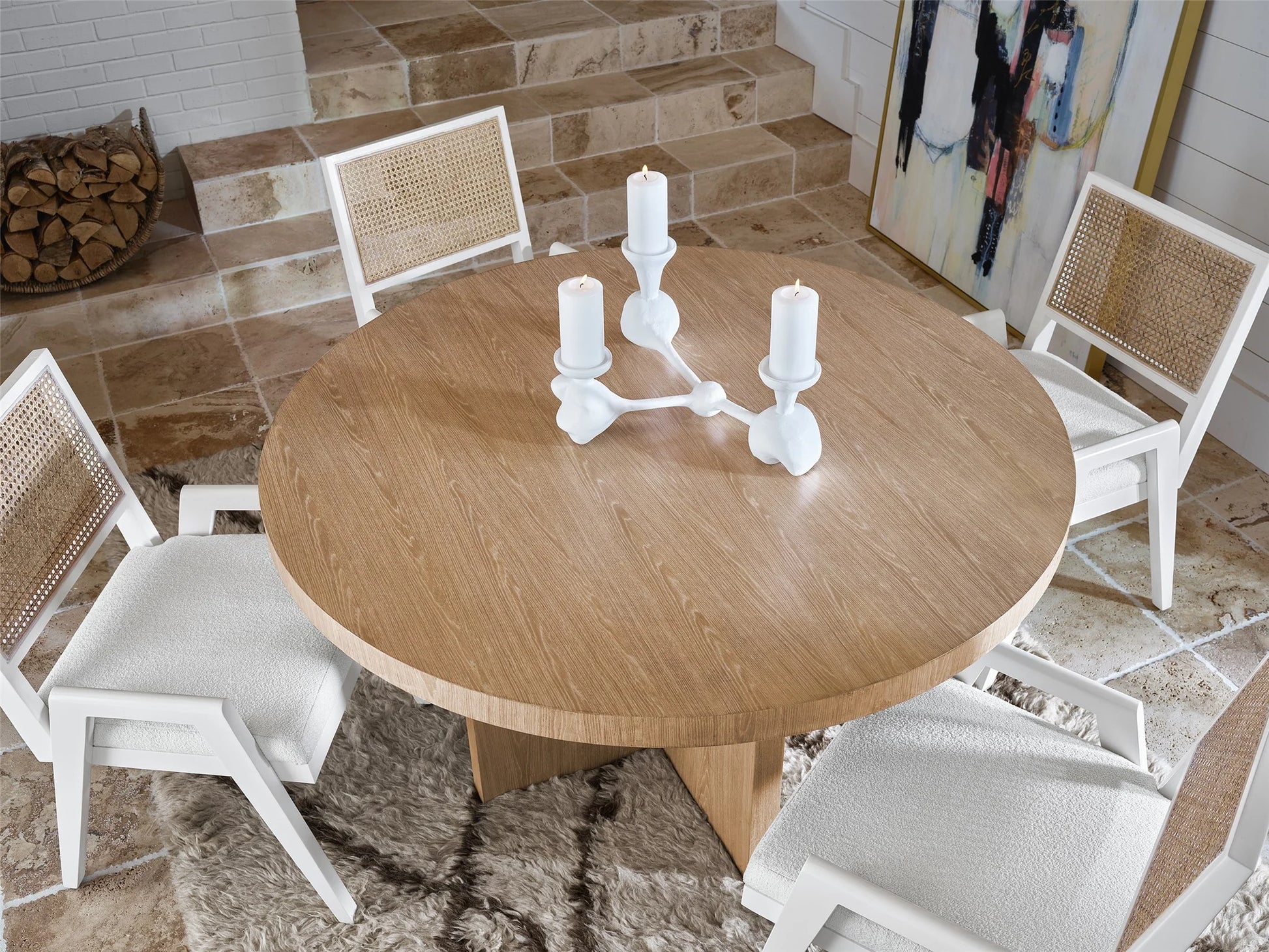 Nomad Callon Round Dining Table - Chapin Furniture