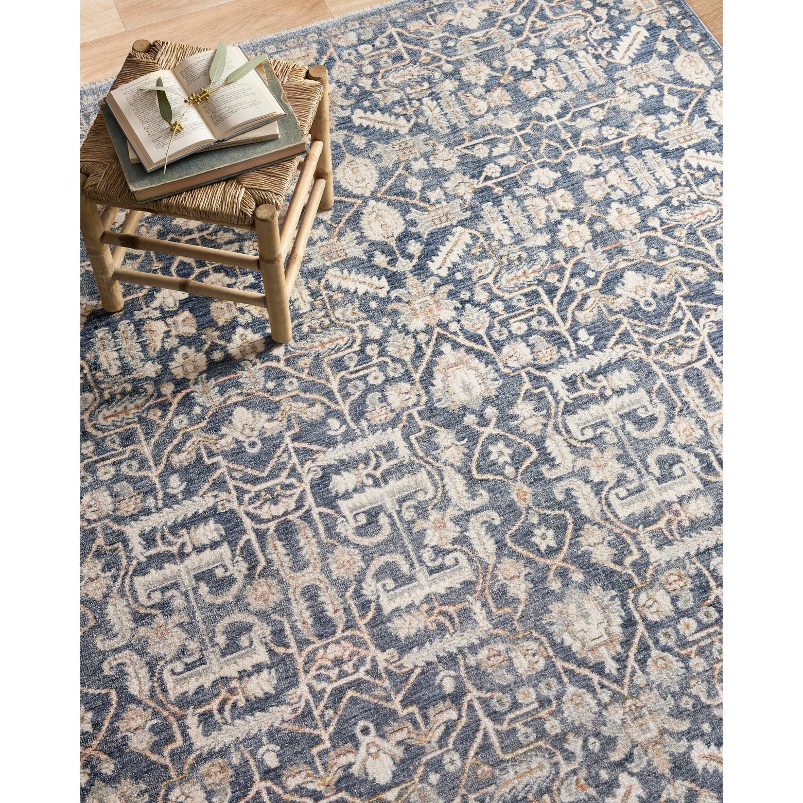 Amber Lewis Zuma Blue/Ivory Rug - Chapin Furniture