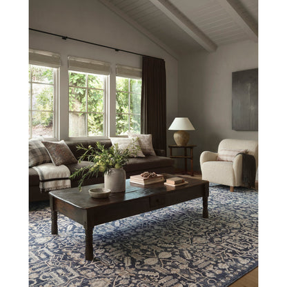 Amber Lewis Zuma Blue/Ivory Rug - Chapin Furniture
