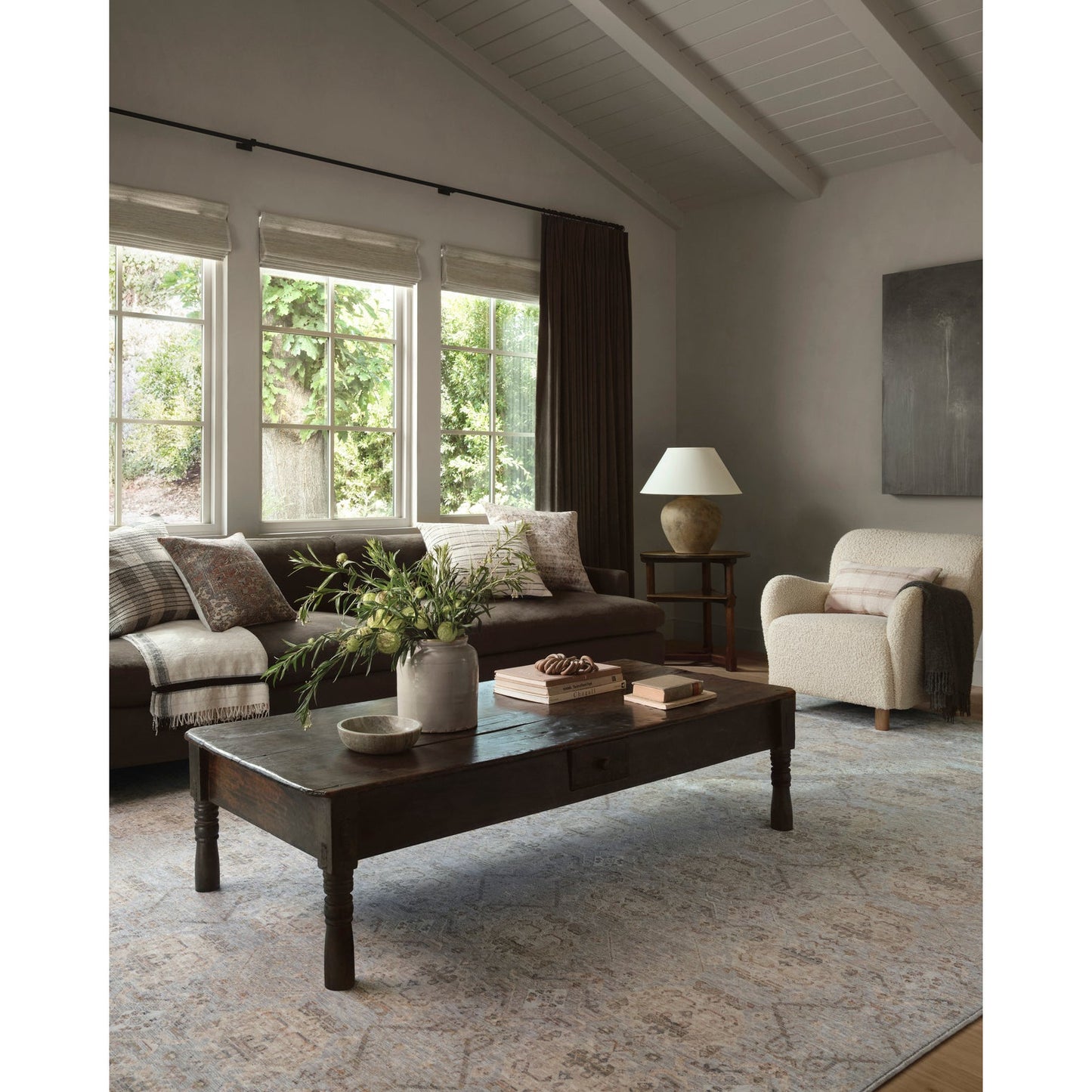 Amber Lewis Zuma Silver/Multi Rug - Chapin Furniture