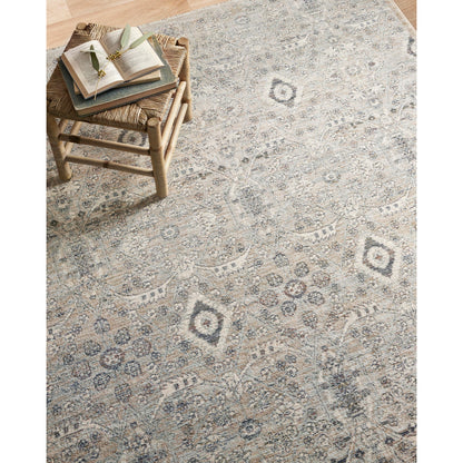 Amber Lewis Zuma Silver/Sky Rug - Chapin Furniture