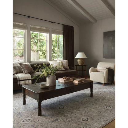 Amber Lewis Zuma Silver/Sky Rug - Chapin Furniture