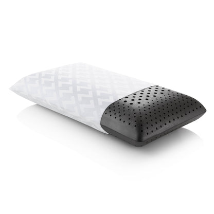 Zoned Dough® + Bamboo Charcoal, Mid Loft Plush Pillow- Queen - Chapin Furniture