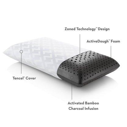 Zoned ActiveDough® + Bamboo Charcoal Pillow- King - Chapin Furniture