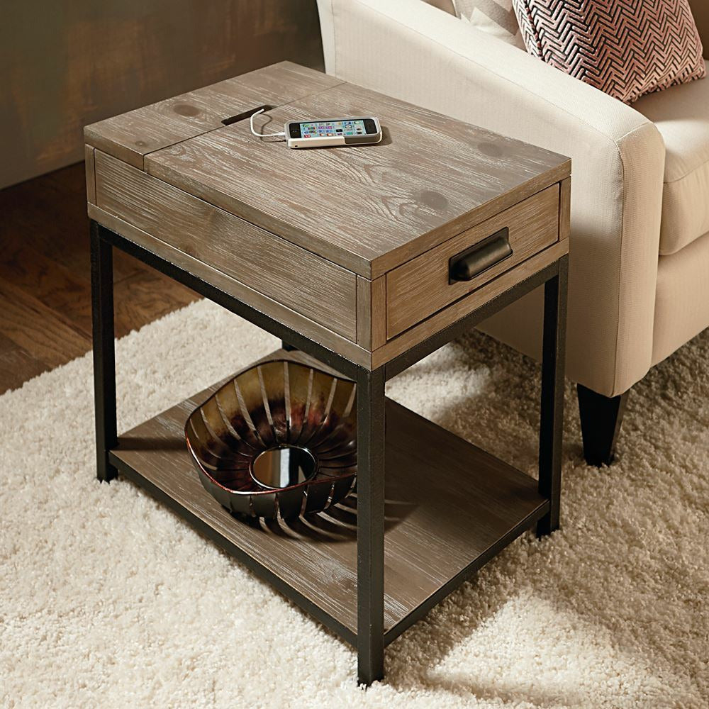 Parsons Charging Chairside Table - Chapin Furniture