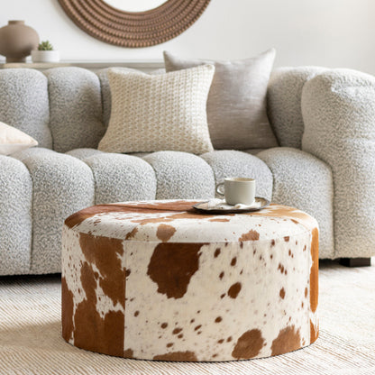 Abilene Round Ottoman - Chapin Furniture