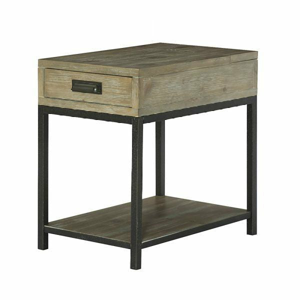Parsons Charging Chairside Table - Thumbnail 3