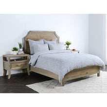 French Herringbone Storm 3 Piece Duvet Set - Chapin Furniture