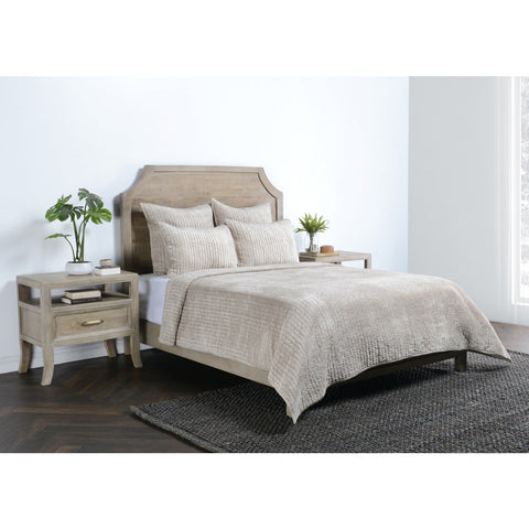 Bari Velvet Pebble Quilt Set - Chapin Furniture