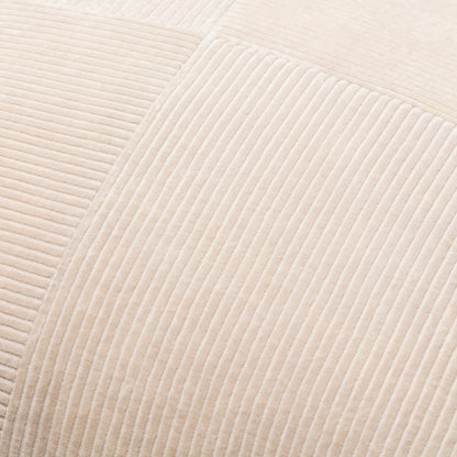 Courdoroy Quarters Beige Pillow- Multiple Sizes - Chapin Furniture