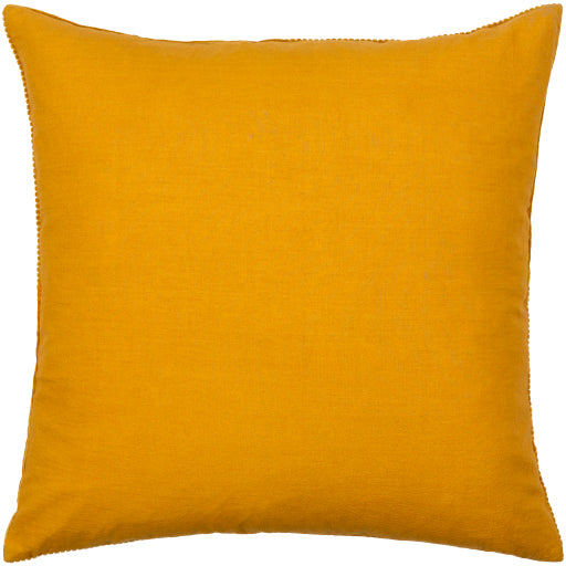 Courdoroy Quarters Mustard Pillow- Multiple Sizes - Chapin Furniture