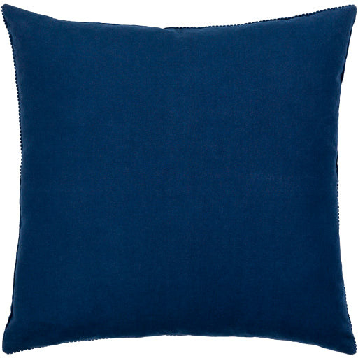 Courdoroy Quarters Navy Pillow- Multiple Sizes - Chapin Furniture